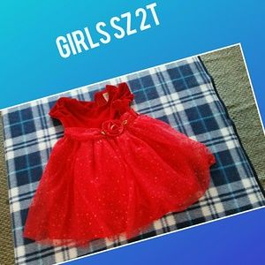 Brand new girls size 2t red dress